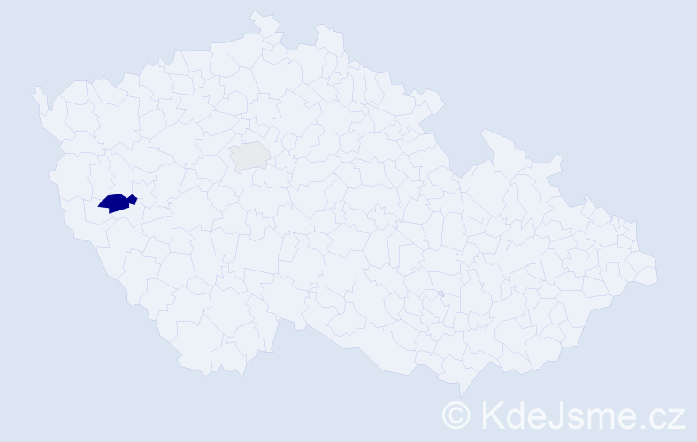 Příjmení: 'Krett', počet výskytů 3 v celé ČR