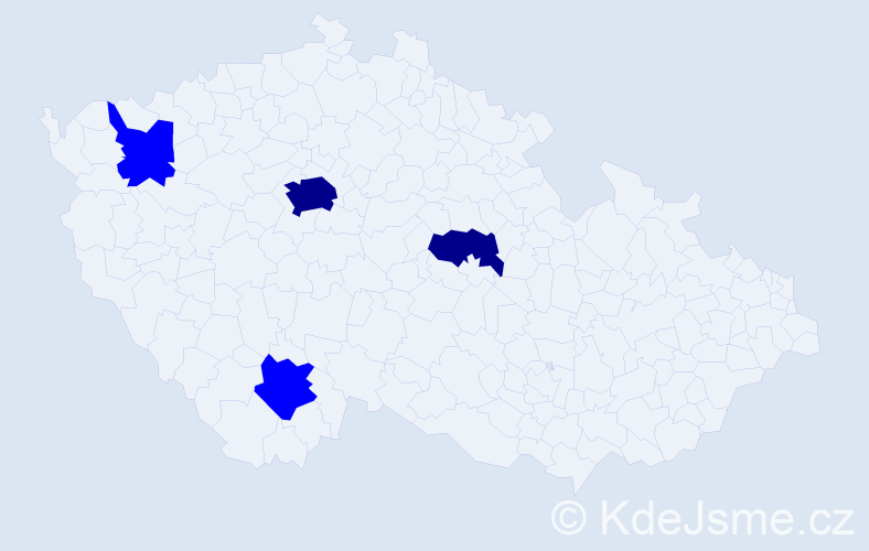 Příjmení: 'Kielová', počet výskytů 6 v celé ČR
