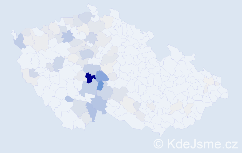 Příjmení: 'Babický', počet výskytů 357 v celé ČR