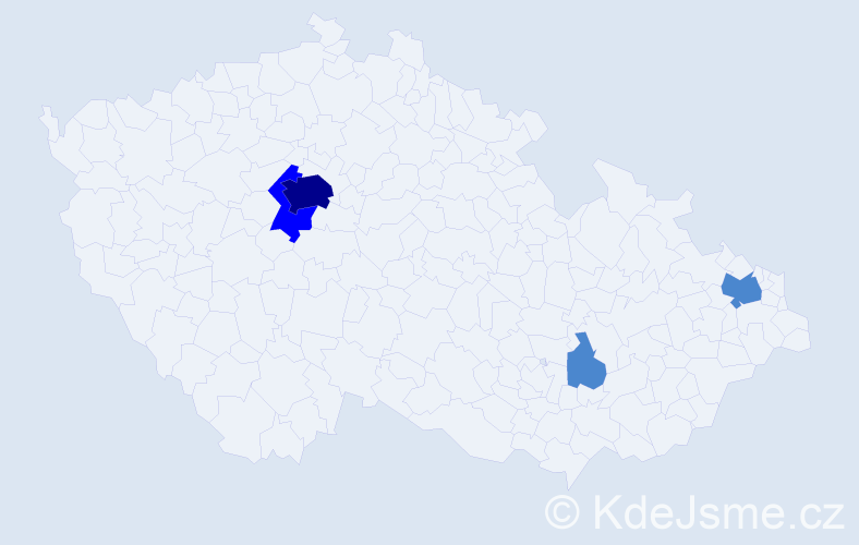 Příjmení: 'Buchynskyy', počet výskytů 7 v celé ČR