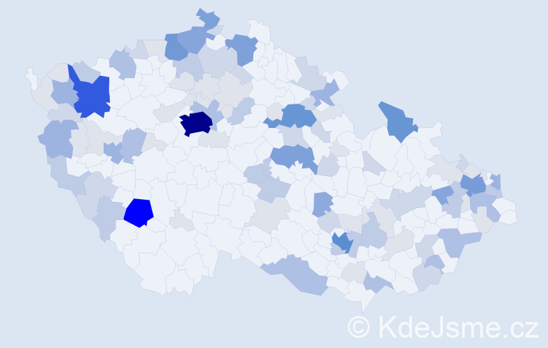 Příjmení: 'Pavlovičová', počet výskytů 328 v celé ČR