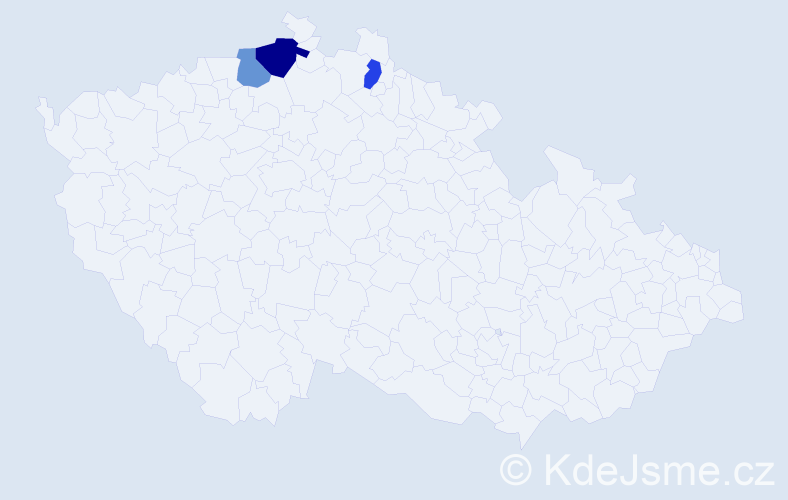 Příjmení: 'Gratzel', počet výskytů 4 v celé ČR