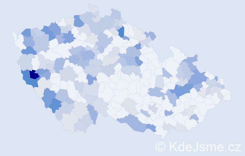 Příjmení: 'Becková', počet výskytů 505 v celé ČR