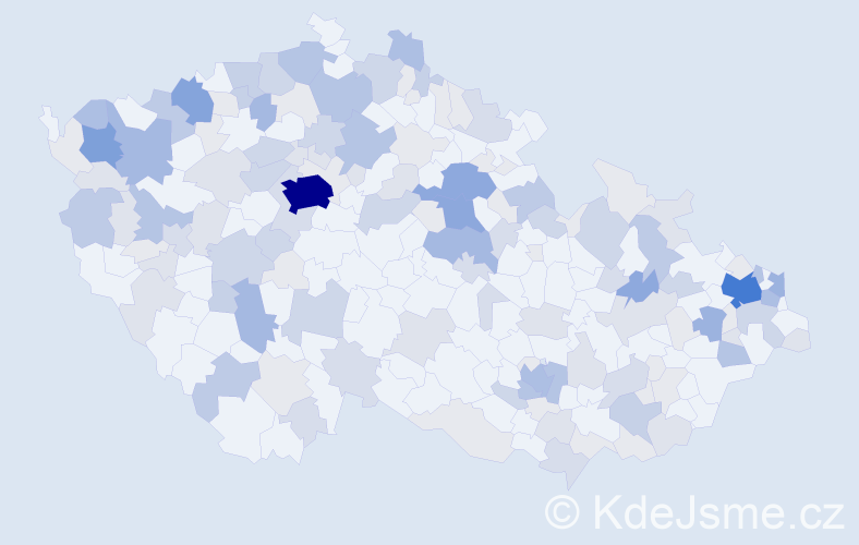 Příjmení: 'Hudáková', počet výskytů 504 v celé ČR