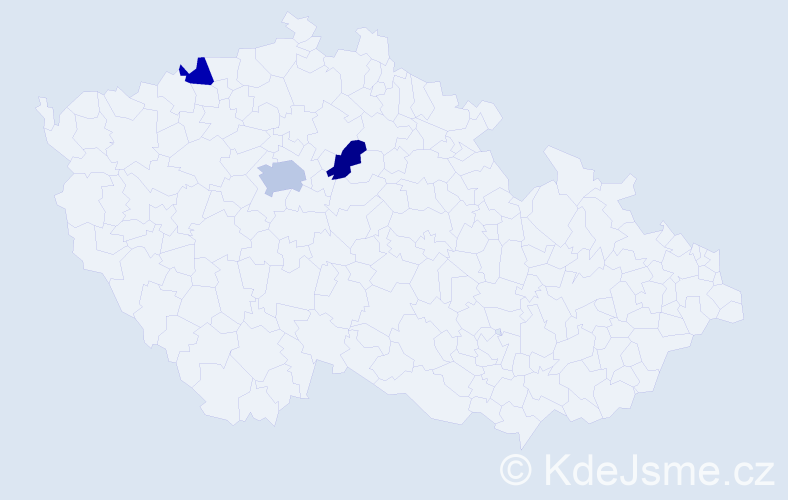 Příjmení: 'Lohaczová', počet výskytů 4 v celé ČR