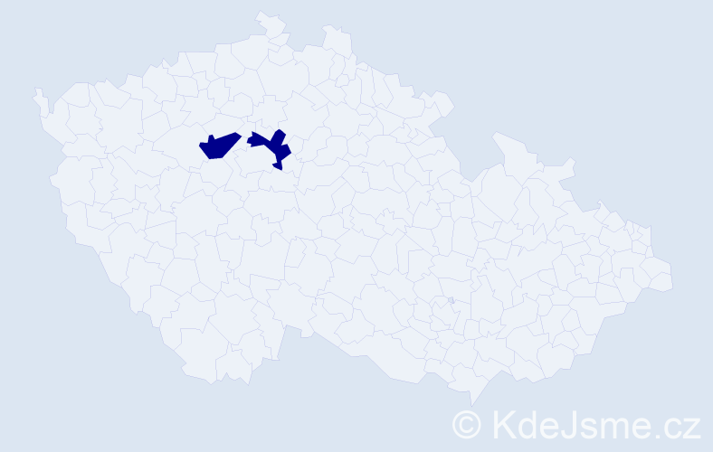 Příjmení: 'Dzhambekov', počet výskytů 2 v celé ČR