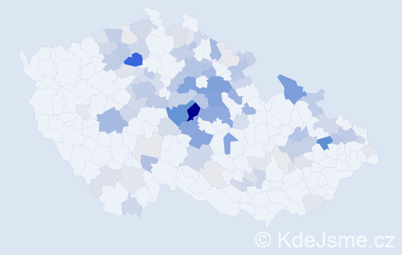 Příjmení: 'Čepková', počet výskytů 325 v celé ČR