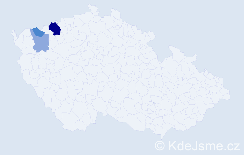 Příjmení: 'Roža', počet výskytů 8 v celé ČR