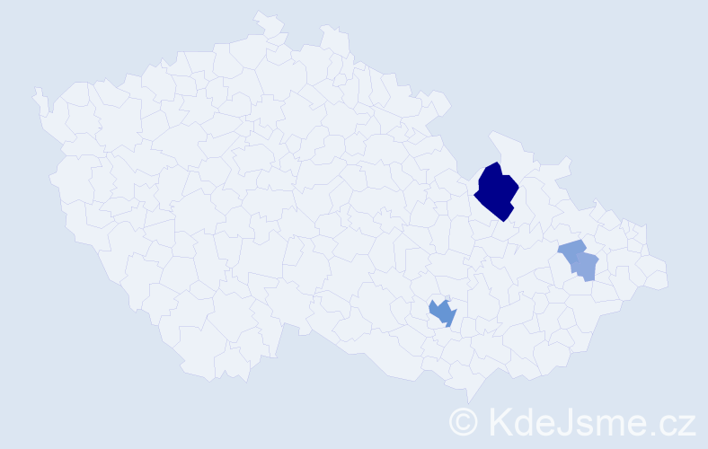 Příjmení: 'Berlinská', počet výskytů 14 v celé ČR