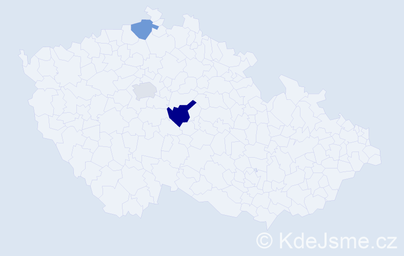 Příjmení: 'Kersch', počet výskytů 4 v celé ČR