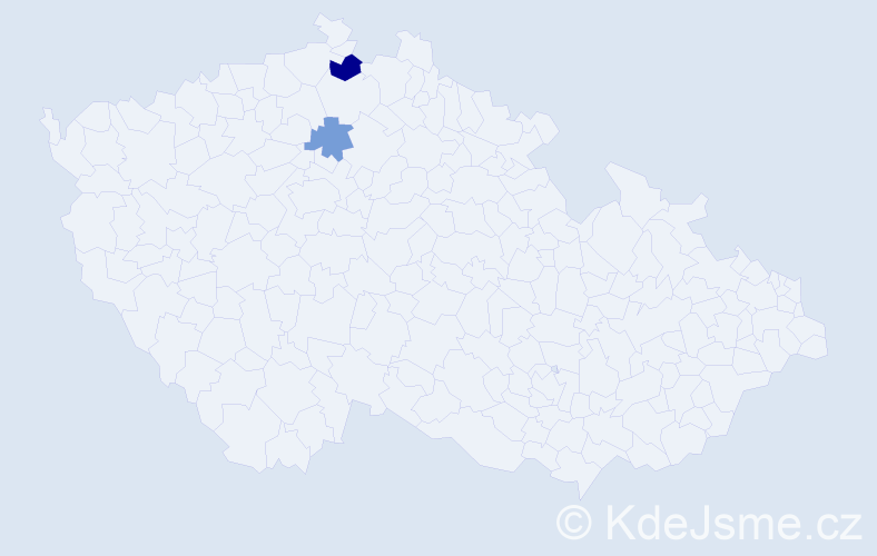 Příjmení: 'Stelmachovičová', počet výskytů 6 v celé ČR
