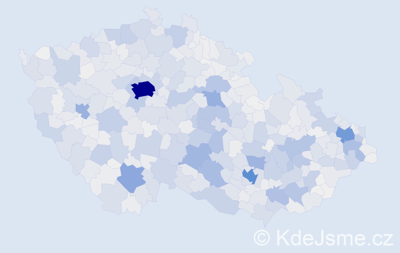 Příjmení: 'Němcová', počet výskytů 11562 v celé ČR