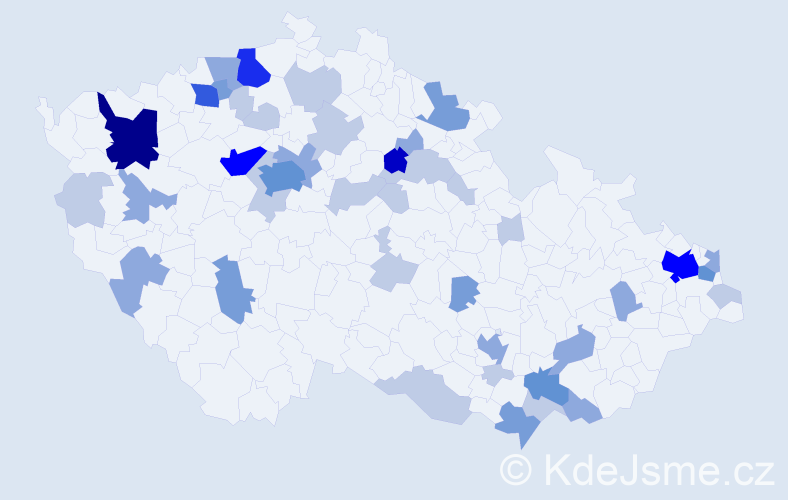Příjmení: 'Škultétyová', počet výskytů 111 v celé ČR