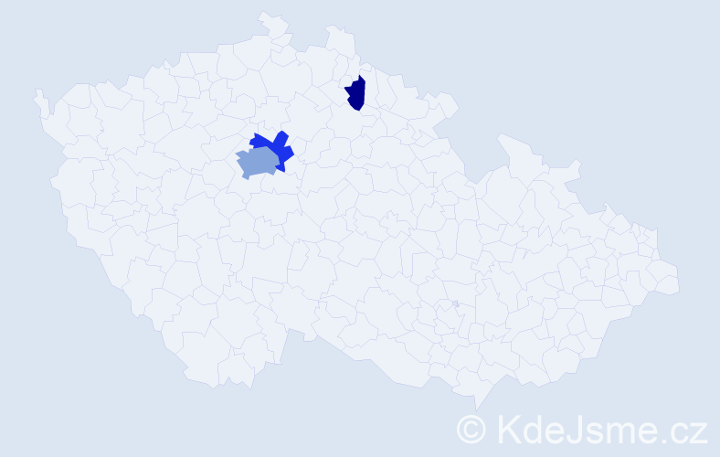 Příjmení: 'Maizner', počet výskytů 9 v celé ČR