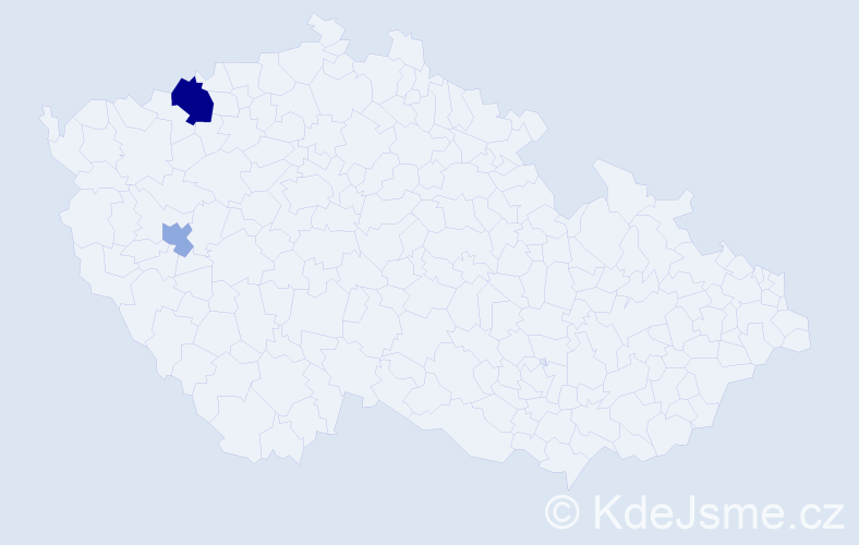 Příjmení: 'Kombrza', počet výskytů 7 v celé ČR
