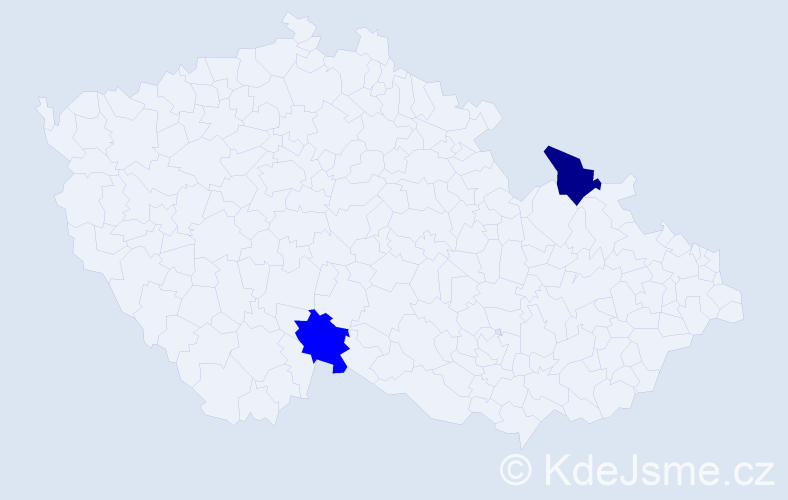Příjmení: 'Sideridisová', počet výskytů 3 v celé ČR