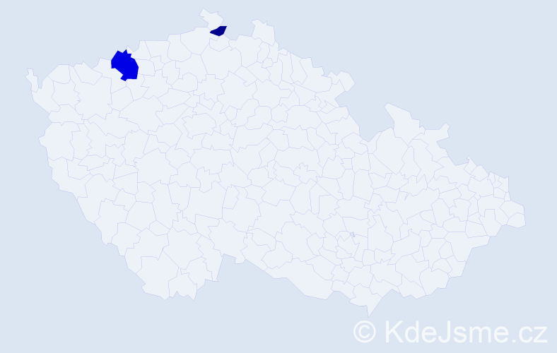 Příjmení: 'Skoczylas', počet výskytů 4 v celé ČR