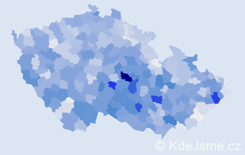 Příjmení: 'Němcová', počet výskytů 11549 v celé ČR