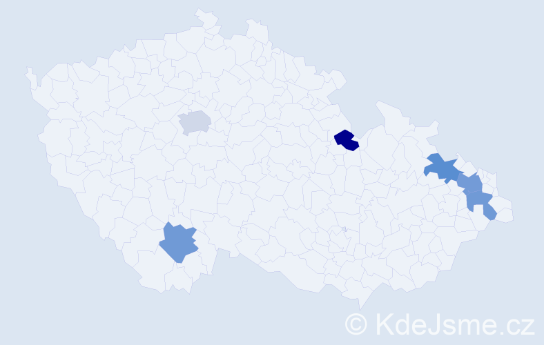 Příjmení: 'Larisch', počet výskytů 33 v celé ČR
