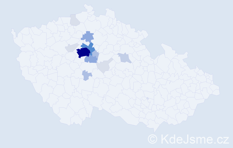 Příjmení: 'Rollo', počet výskytů 51 v celé ČR