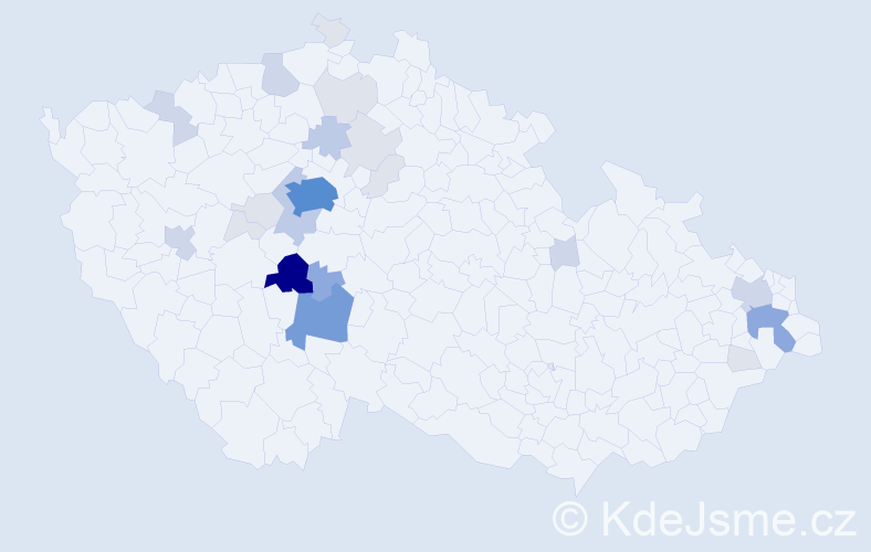 Příjmení: 'Herma', počet výskytů 85 v celé ČR