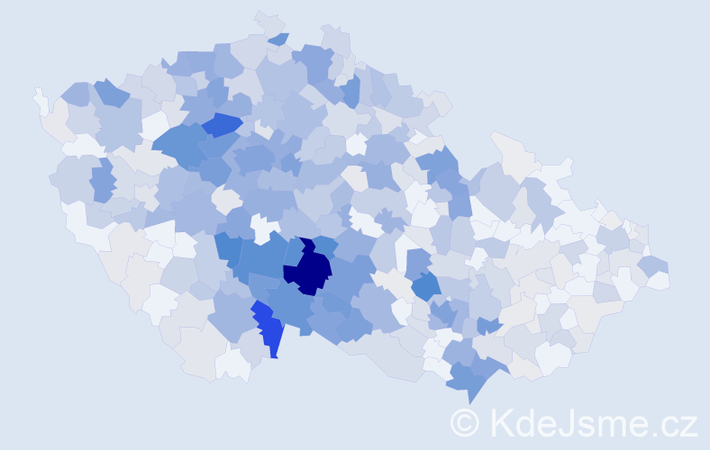 Příjmení: 'Kosová', počet výskytů 1953 v celé ČR