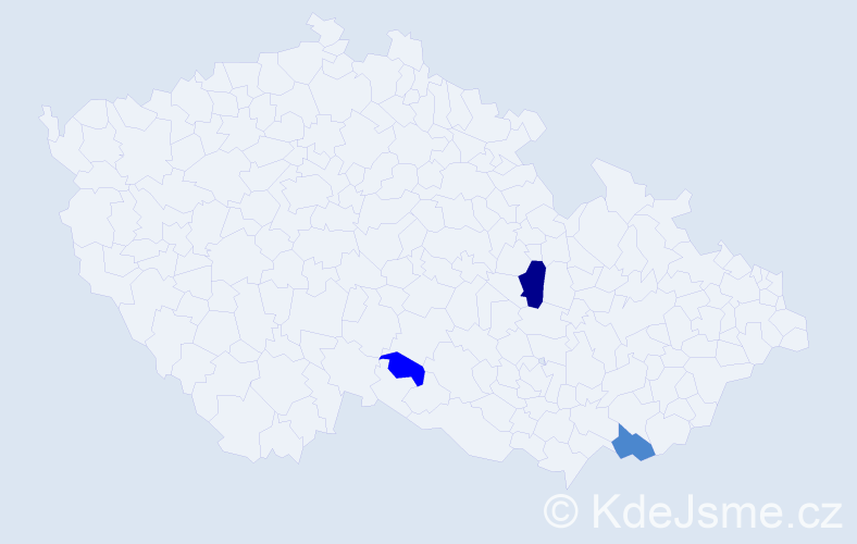 Příjmení: 'Sadlonová', počet výskytů 6 v celé ČR