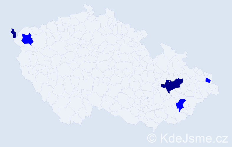 Příjmení: 'Mlynaričová', počet výskytů 7 v celé ČR