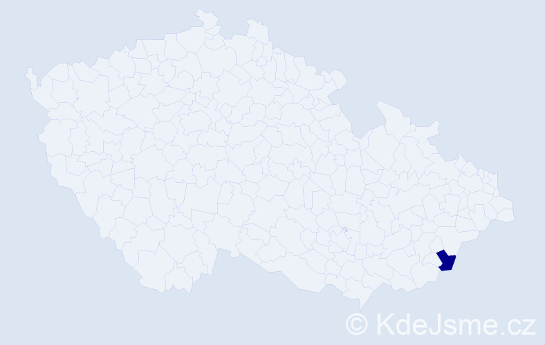 Příjmení: 'Grynfelder', počet výskytů 1 v celé ČR