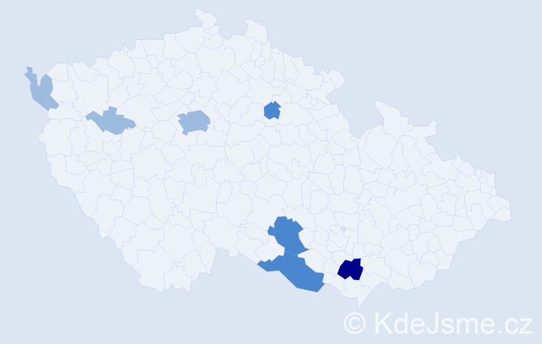 Příjmení: 'Stroh', počet výskytů 14 v celé ČR