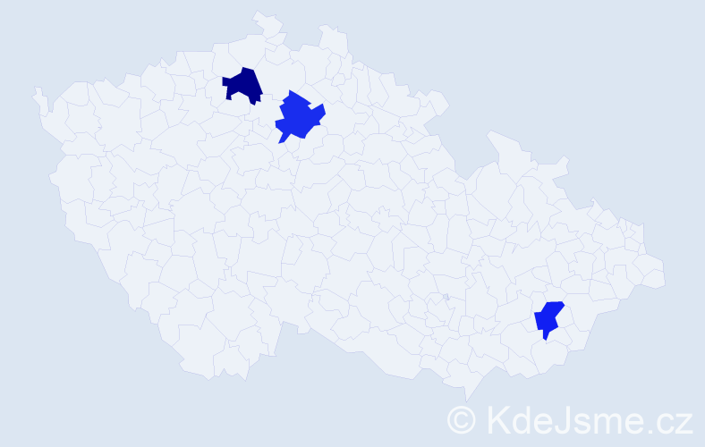 Příjmení: 'Baatarsukh', počet výskytů 3 v celé ČR