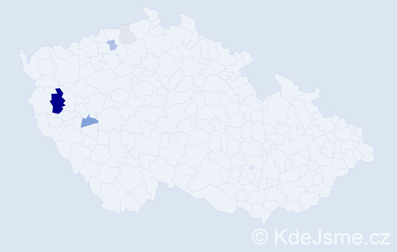 Příjmení: 'Worzfeldová', počet výskytů 9 v celé ČR