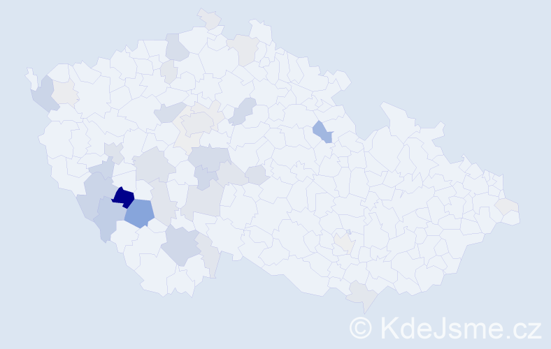Příjmení: 'Chalušová', počet výskytů 121 v celé ČR