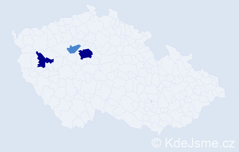 Příjmení: 'Zimerhakl', počet výskytů 7 v celé ČR