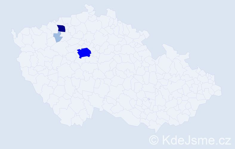 Příjmení: 'Rappaport', počet výskytů 8 v celé ČR