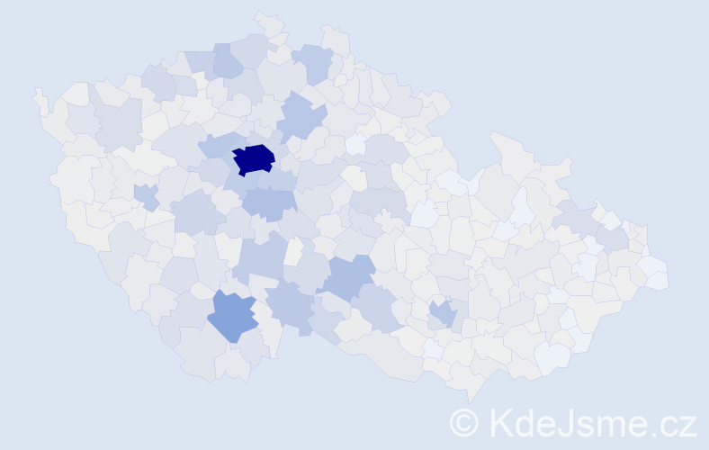 Příjmení: 'Tůma', počet výskytů 4731 v celé ČR