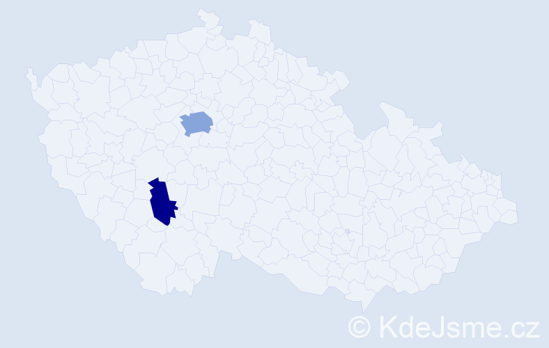 Příjmení: 'Kempferová', počet výskytů 12 v celé ČR