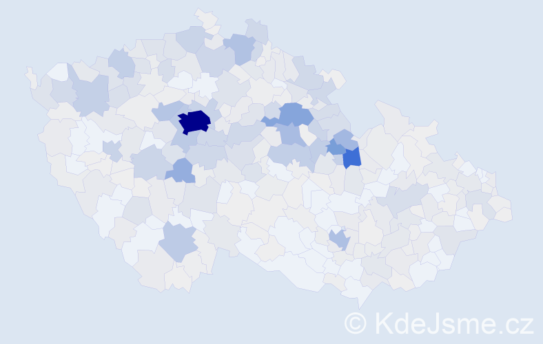 Příjmení: 'Skalická', počet výskytů 1905 v celé ČR