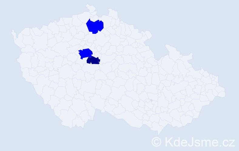 Příjmení: 'Šusterková', počet výskytů 4 v celé ČR