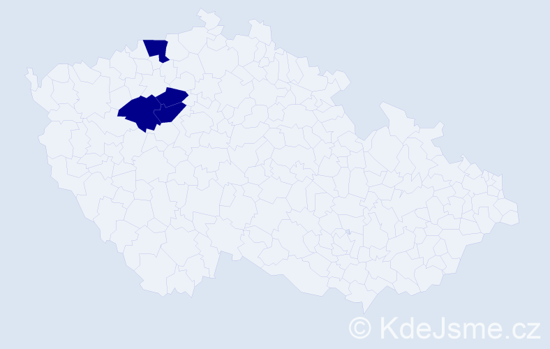Příjmení: 'Seidertová', počet výskytů 4 v celé ČR