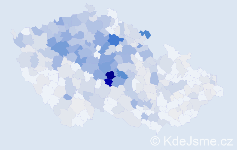 Příjmení: 'Krupičková', počet výskytů 1408 v celé ČR