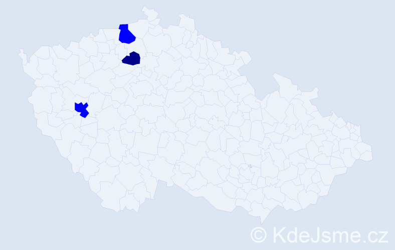 Příjmení: 'Ľuptáčiková', počet výskytů 4 v celé ČR