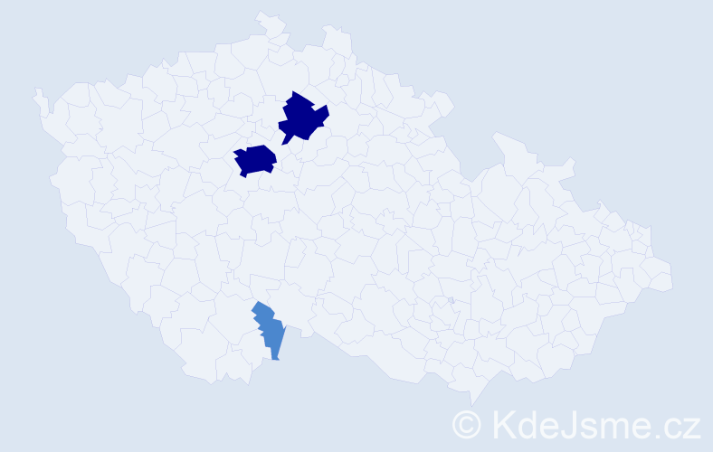 Příjmení: 'Lockenbauer', počet výskytů 10 v celé ČR