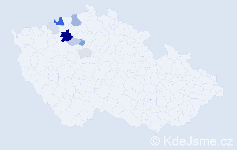 Příjmení: 'Kalachová', počet výskytů 32 v celé ČR