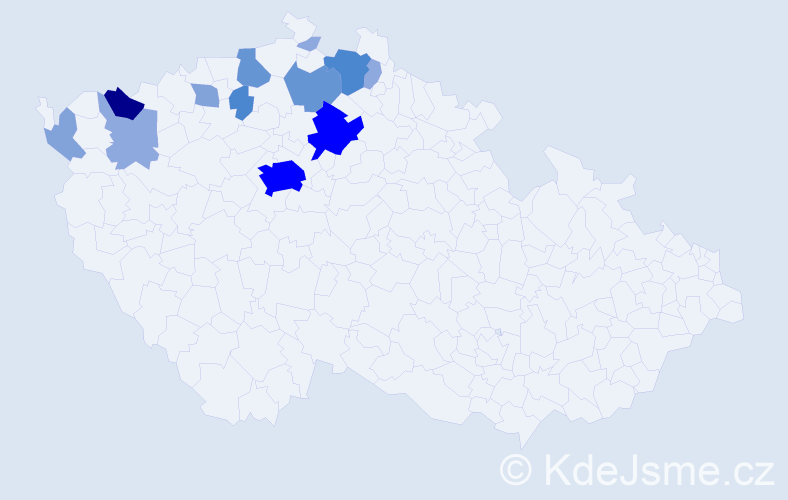Příjmení: 'Domalípová', počet výskytů 41 v celé ČR