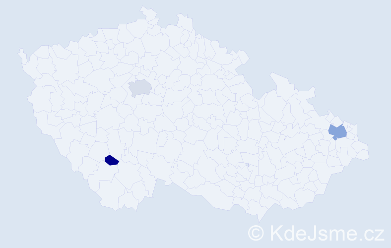 Příjmení: 'Kotrus', počet výskytů 8 v celé ČR