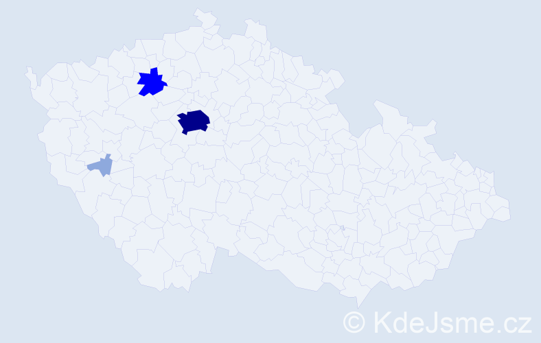 Příjmení: 'Prokopyuk', počet výskytů 10 v celé ČR