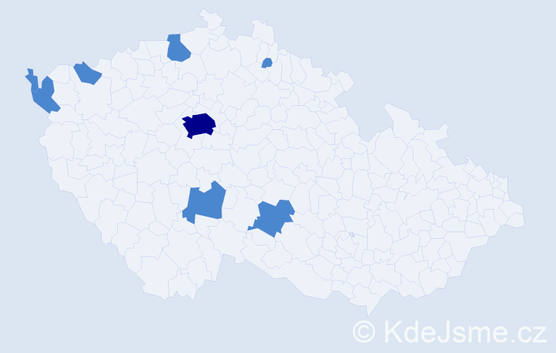 Příjmení: '"Le Thi Thuy"', počet výskytů 10 v celé ČR