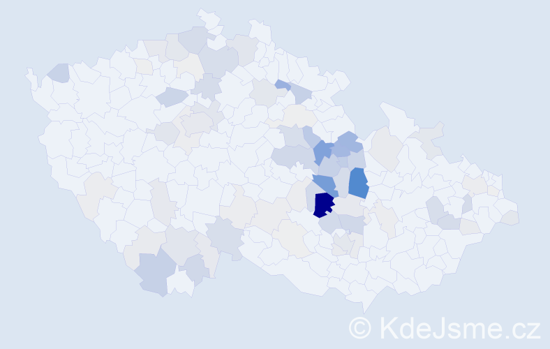 Příjmení: 'Šejnoha', počet výskytů 286 v celé ČR