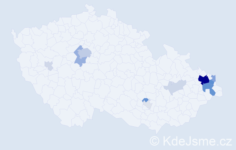 Příjmení: 'Musialek', počet výskytů 48 v celé ČR